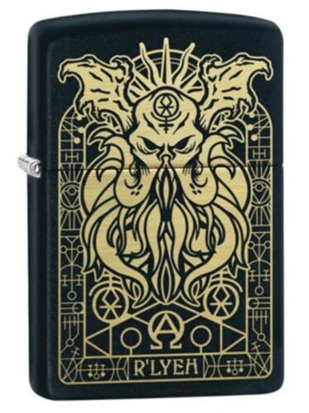 Zippo Lighter: Monster   Black Matte